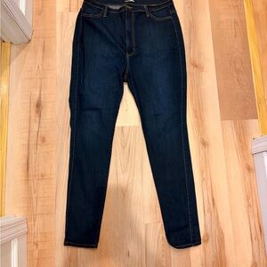 Fashion Nova Dark Indigo Skinny Jeans